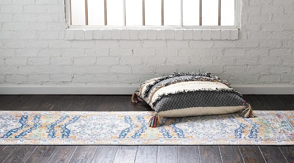 Turner - Grey & Blue Rug