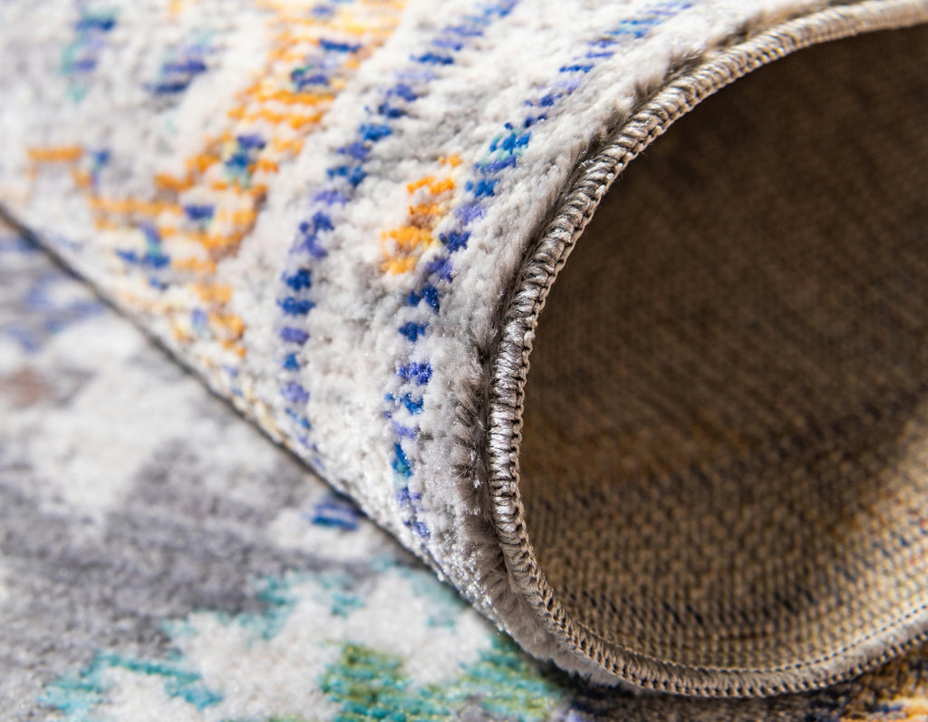 Turner - Grey & Blue Rug