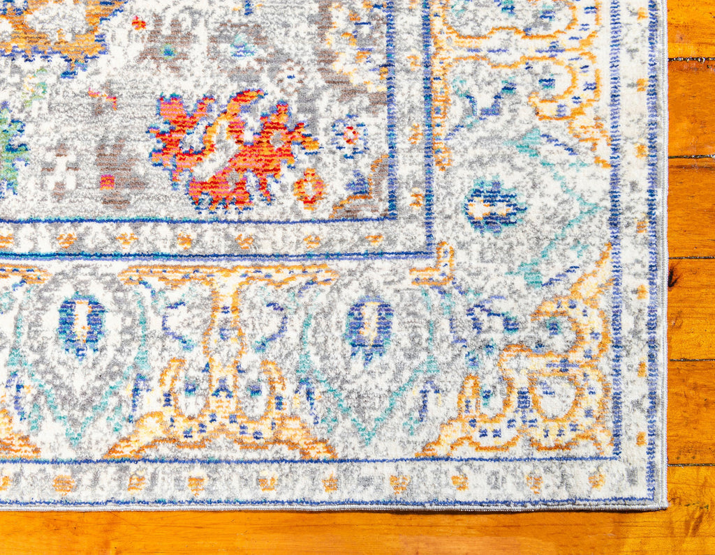 Turner - Grey & Blue Rug